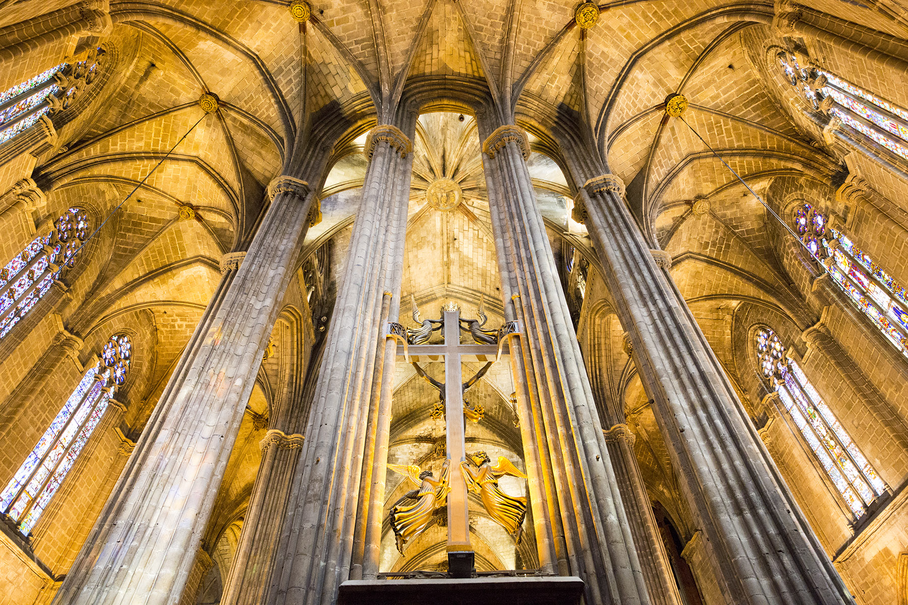 The cathedral of Barcelona